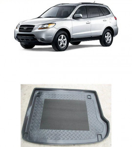Hyundai Santa Fe II Suv din 04.2006 - 08.2012, Tavita Pentru Portbagaj Lux Premium Dedicata, 7 Locuri *1 accesorii pentru autoturismul tau - masina v192781