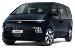 Hyundai Staria fabricat din 2022 - Prezent, Van, 2/3 Locuri, set covorase auto dedicate, din cauciuc 100% Premium accesorii pentru autoturismul tau - masina v150151