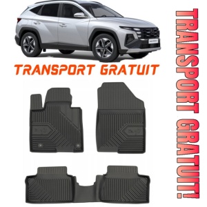 Hyundai Tucson Hybrid Din 12.2020 - Prezent, Suv , Set Covorase Auto Tip Tavita Premium 3D, din cauciuc