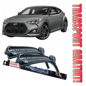 Hyundai Veloster Set 2 stergatoare parbriz Bosch Bosch Aerotwin compatibile cu Hyundai Veloster 2011-2017 (65 cm / 45 cm)