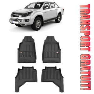 Isuzu D-Max Din 2011 - 2020, Pick-Up , Set Covorase Auto Tip Tavita Premium 3D, din cauciuc