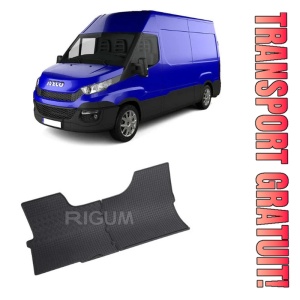 Iveco Daily IV, Van, fabricat din 2014 - Prezent, 2-3 Locuri, set covorase auto dedicate, din cauciuc 100% Premium