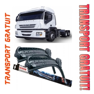 Iveco Stralis Set 2 stergatoare parbriz Bosch Bosch Aerotwin 65 cm/65 cm compatibile cu Iveco Stralis II din 2012 (65 cm / 65 cm)