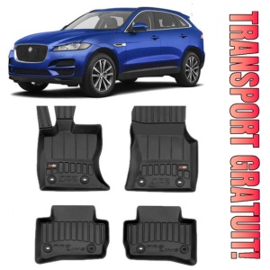 Jaguar F-Pace Din 04.2016 - Prezent, Suv , Set Covorase Auto Tip Tavita Premium 3D, din cauciuc
