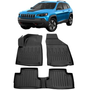 Jeep Cherokee (Kl) (2013-) Set covorase auto cauciuc G.Modern Line 3D transport gratuit accesorii pentru autoturismul tau - masina v50336