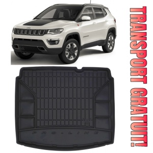 Jeep Compass II Suv din 08.2017 - Prezent, Tavita Pentru Portbagaj Lux Premium Dedicata, Portbagaj Inferior *1