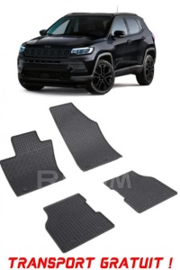 Jeep Compass MhEV fabricat din 2021 - Prezent, Suv, set covorase auto dedicate, din cauciuc 100% Premium - Transport Gratuit accesorii pentru autoturismul tau - masina v39224