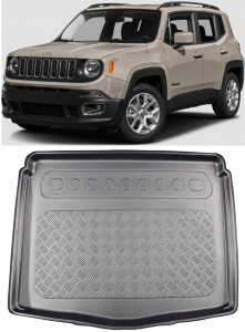 Jeep Renegade Facelift Suv din 06.2018 - Prezent, Tavita Pentru Portbagaj Lux Premium Dedicata, Portbagaj Inferior *1 accesorii pentru autoturismul tau - masina v185186