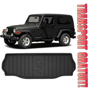 Jeep Wrangler Jk din 10.2006 - 04.2018 Suv Fara Subwoofer *2, Tavita Pentru Portbagaj Lux Premium Dedicata,