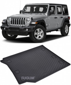 Jeep Wrangler Tavita pentru portbagaj din cauciuc, compatibila Jeep Wrangler fabricatie 05.2018 - prezent, caroserie suv, 5 usi accesorii pentru autoturismul tau - masina v112559