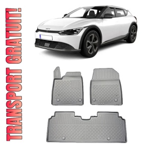 Kia Ev6 Din 2021 - Prezent, Suv , Set Covorase Auto Tip Tavita Premium 3D, din cauciuc