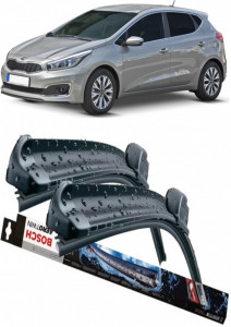 Kia Pro Set 2 stergatoare parbriz Bosch Bosch Aerotwin compatibile cu Kia Pro 2013-2018 (65 cm / 34 cm) accesorii pentru autoturismul tau - masina v129010