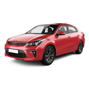 Kia Rio IV, Hatchback, Din 02.2017 - Prezent , Set Covorase Auto Tip Tavita Premium 3D, din cauciuc accesorii pentru autoturismul tau - masina v170185