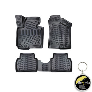 Kia Sportage III 2010-2015 Set 4 covorase auto din cauciuc tip tavita premium line 3D accesorii pentru autoturismul tau - masina v242044