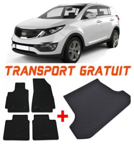 Kia Sportage III Suv din 08.2010 - 12.2015 *4, Set Covorase + tavita portbagaj auto accesorii pentru autoturismul tau - masina v1784