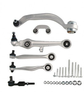 Kit complet de brate suspensie fata, compatibil cu Audi A4 B6 combi fabricat intre anii 2001-2004 accesorii pentru autoturismul tau - masina v108007