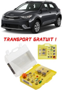 Kit trusa Set becuri H7 compatibila cu Kia Stonic din 2017 - 2021 , bec far, semnalizare , pozitie, iluminare numar, frana, plafoniera, stop frana