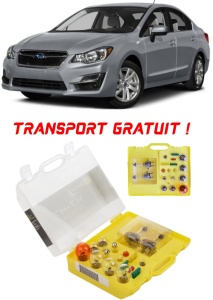 Kit trusa Set becuri H7 compatibila cu Subaru Impreza din 2016 - 2020 , bec far, semnalizare , pozitie, iluminare numar, frana, plafoniera, stop frana
