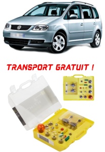 Kit trusa Set becuri H7 compatibila cu Volkswagen Touran I din 2003 - 2015 , bec far, semnalizare , pozitie, iluminare numar, frana, plafoniera, stop frana