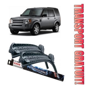 Land Rover Discovery 4 IV Set 2 stergatoare parbriz pentru parbriz compatibile cu Land Rover Discovery 4 IV fabricat incepand cu 2009, breloc Hella (55 cm / 52.5 cm)