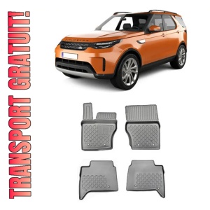 Land Rover Discovery 5, Suv, Din 03.2017 - Prezent , Set Covorase Auto Tip Tavita Premium 3D, din cauciuc