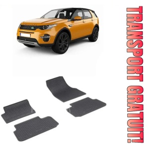 Land Rover Discovery Sport, Suv, fabricat din 01.2015 - Prezent, set covorase auto dedicate, din cauciuc 100% Premium
