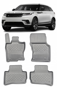 Land Rover Range Rover Velar Facelift Phev Din 05.2020 - Prezent, Suv, L560 , Set Covorase Auto Tip Tavita Premium 3D, din cauciuc accesorii pentru autoturismul tau - masina v163334