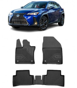 Lexus Ux 250H Din 2018 - Prezent, Suv , Set Covorase Auto Tip Tavita Premium 3D, din cauciuc