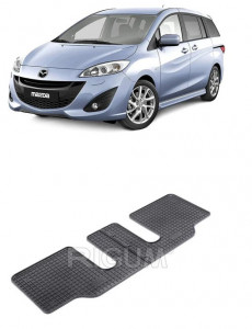 Mazda 5 I, Van, fabricat din 2005 - 09.2010, set covorase auto dedicate, din cauciuc 100% Premium accesorii pentru autoturismul tau - masina v159254
