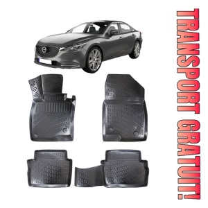 Mazda 6 2012-2022 Set 4 covorase auto din cauciuc tip tavita premium line 3D