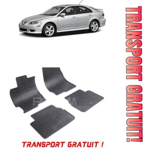 Mazda 6 I, Hatchback, fabricat din 02.2002 - 2008, set covorase auto dedicate, din cauciuc 100% Premium - Transport Gratuit