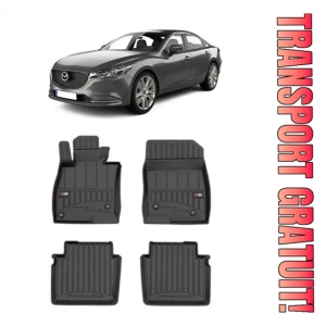 Mazda 6 III Din 01.2013 - Prezent, Sedan , Set Covorase Auto Tip Tavita Premium 3D, din cauciuc