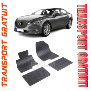 Mazda 6 III, Sedan, fabricat din 01.2013 - Prezent, set covorase auto dedicate, din cauciuc 100% Premium
