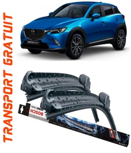 Mazda CX-3 Set 2 stergatoare parbriz pentru parbriz compatibile cu Mazda CX-3 fabricata incepand cu 2015, breloc Hella (52.5 cm / 45 cm) accesorii pentru autoturismul tau - masina v117172