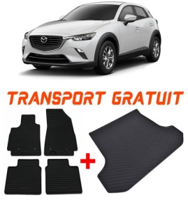 Mazda Cx-3 Suv din 06.2015 - Prezent, Set Covorase + tavita portbagaj auto Portbagaj Superior *1 accesorii pentru autoturismul tau - masina v2728