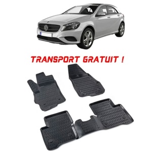 Mercedes A Class W176 2013-2018 Set 4 covorase auto din cauciuc tip tavita premium line 3D - Transport Gratuit! accesorii pentru autoturismul tau - masina v48825