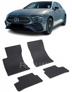 Mercedes A-Class W177 PhEV fabricat din 08.2019 - Prezent, Sedan, set covorase auto dedicate, din cauciuc 100% Premium accesorii pentru autoturismul tau - masina v150355