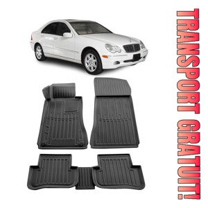 Mercedes Benz W203 C (2001-2007) Set covorase auto cauciuc G.Modern Line 3D