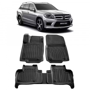 Mercedes Benz X166 Gl (2012-2015) Set covorase auto cauciuc G.Modern Line 3D accesorii pentru autoturismul tau - masina v66955