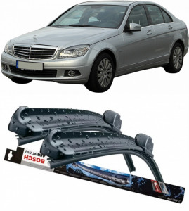 Mercedes C-Class Set 2 stergatoare parbriz Bosch Bosch Aerotwin compatibile cu Mercedes-Benz C-Class 2011 (60 cm / 60 cm) accesorii pentru autoturismul tau - masina v132375