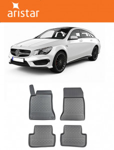 Mercedes Cla I, Combi, Din 01.2015 - 08.2019 , Set Covorase Auto Tip Tavita Premium 3D, din cauciuc accesorii pentru autoturismul tau - masina v173783