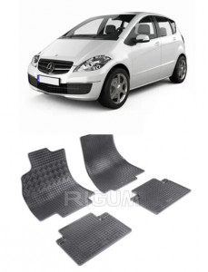 Mercedes Clasa A W169, Hatchback, fabricat din 09.2004 - 08.2012, set covorase auto dedicate, din cauciuc 100% Premium accesorii pentru autoturismul tau - masina v157742