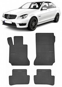Mercedes Clasa C W204, Sedan, Din 04.2007 - 02.2014 , Set Covorase Auto Premium accesorii pentru autoturismul tau - masina v156743