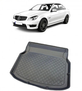Mercedes clasa C W204 Sedan din 04.2007 - 02.2014, Tavita Pentru Portbagaj Lux Premium Dedicata, Bancheta Rabatabila (V2) *2 accesorii pentru autoturismul tau - masina v200829