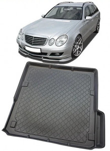 Mercedes clasa E W211 Combi din 2003 - 10.2009, Tavita Pentru Portbagaj Lux Premium Dedicata, Cu Navigatie *1 accesorii pentru autoturismul tau - masina v203571