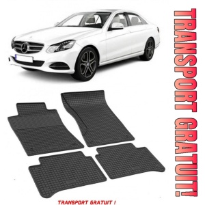 Mercedes Clasa E W211, Sedan, fabricat din 2002 - 02.2009, W210, set covorase auto dedicate, din cauciuc 100% Premium - Transport Gratuit