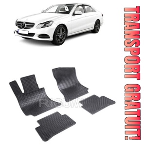 Mercedes Clasa E W212, Sedan, fabricat din 03.2009 - 03.2016, set covorase auto dedicate, din cauciuc 100% Premium