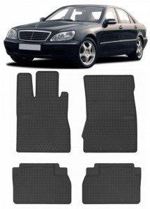 Mercedes Clasa S W220, Sedan, Din 1998 - 06.2005 , Set Covorase Auto Premium accesorii pentru autoturismul tau - masina v158673