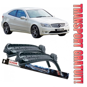 Mercedes Clc-Class Set 2 stergatoare parbriz Bosch Aerotwin 600/475mm compatibile cu Mercedes-Benz CLC-CLASS (CL203) (2008-2011) (55 cm / 55 cm)