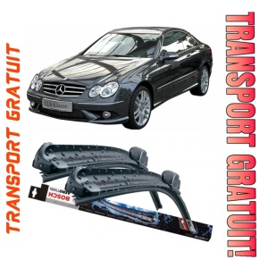 Mercedes Clk Set 2 stergatoare parbriz Bosch Aerotwin 600/475mm compatibile cu Mercedes-Benz CLK (C209) (2002-2009) (55 cm / 55 cm)